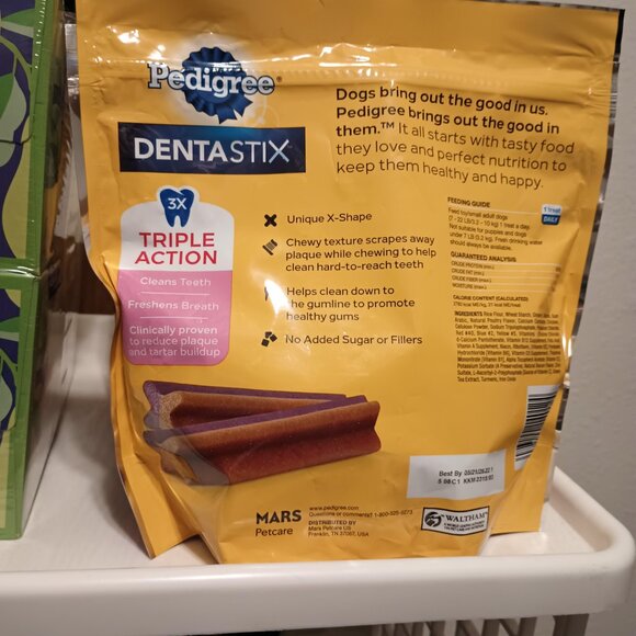 Dentastix Dual Flavor Small Breed Dog Treats, Bacon & Chicken17.78 oz. Bag 2PACK - Picture 8 of 10